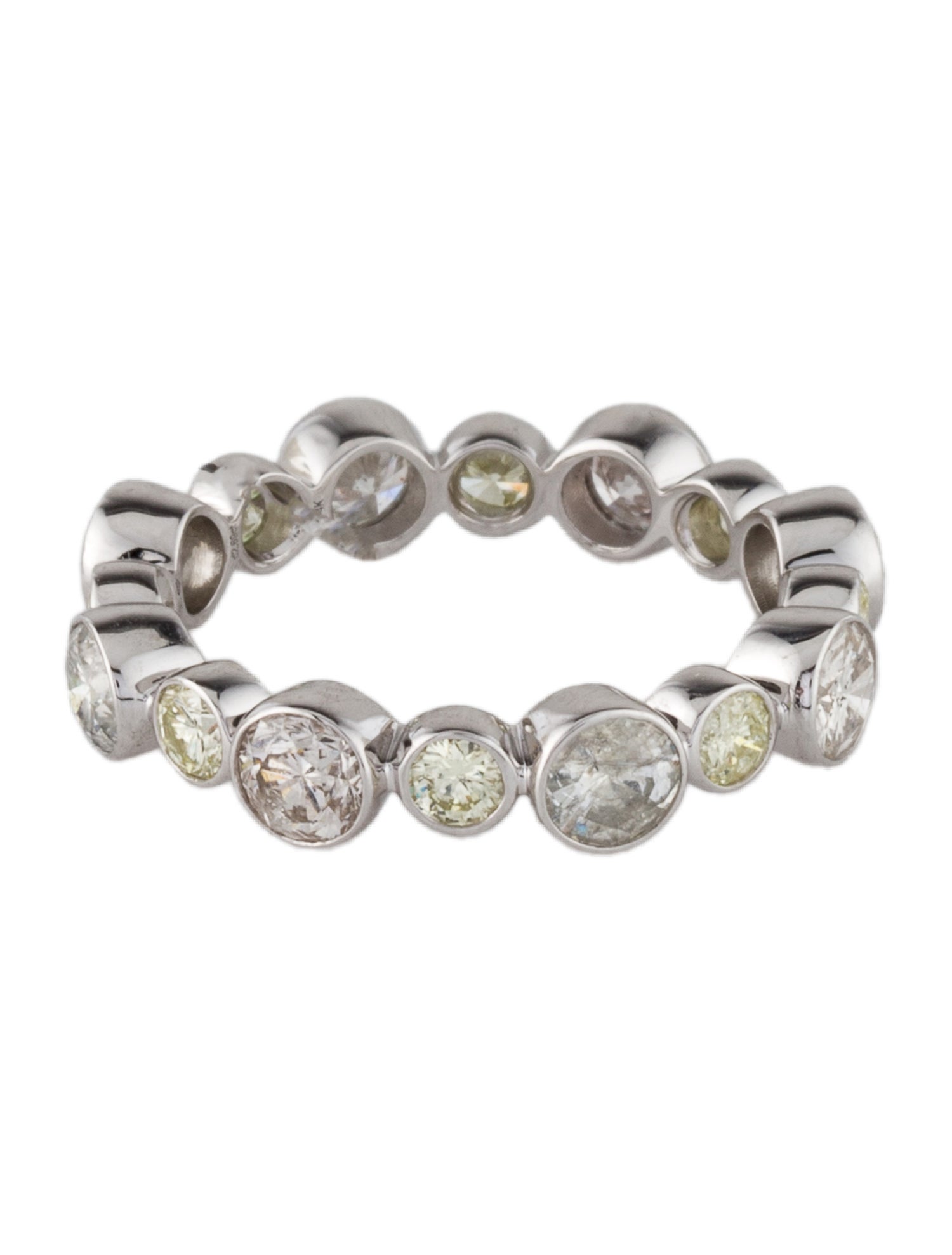 Ring 14K 2.56cts Diamond Eternity Band