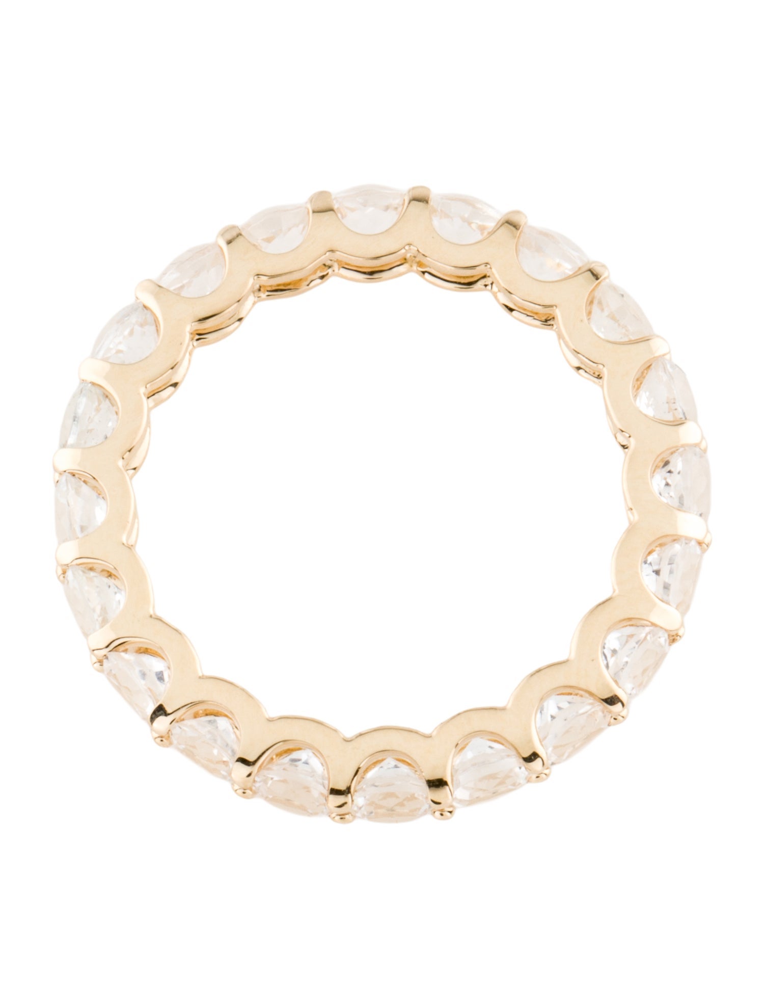 Ring 14K 2.73ctw Topaz Eternity Band Ring