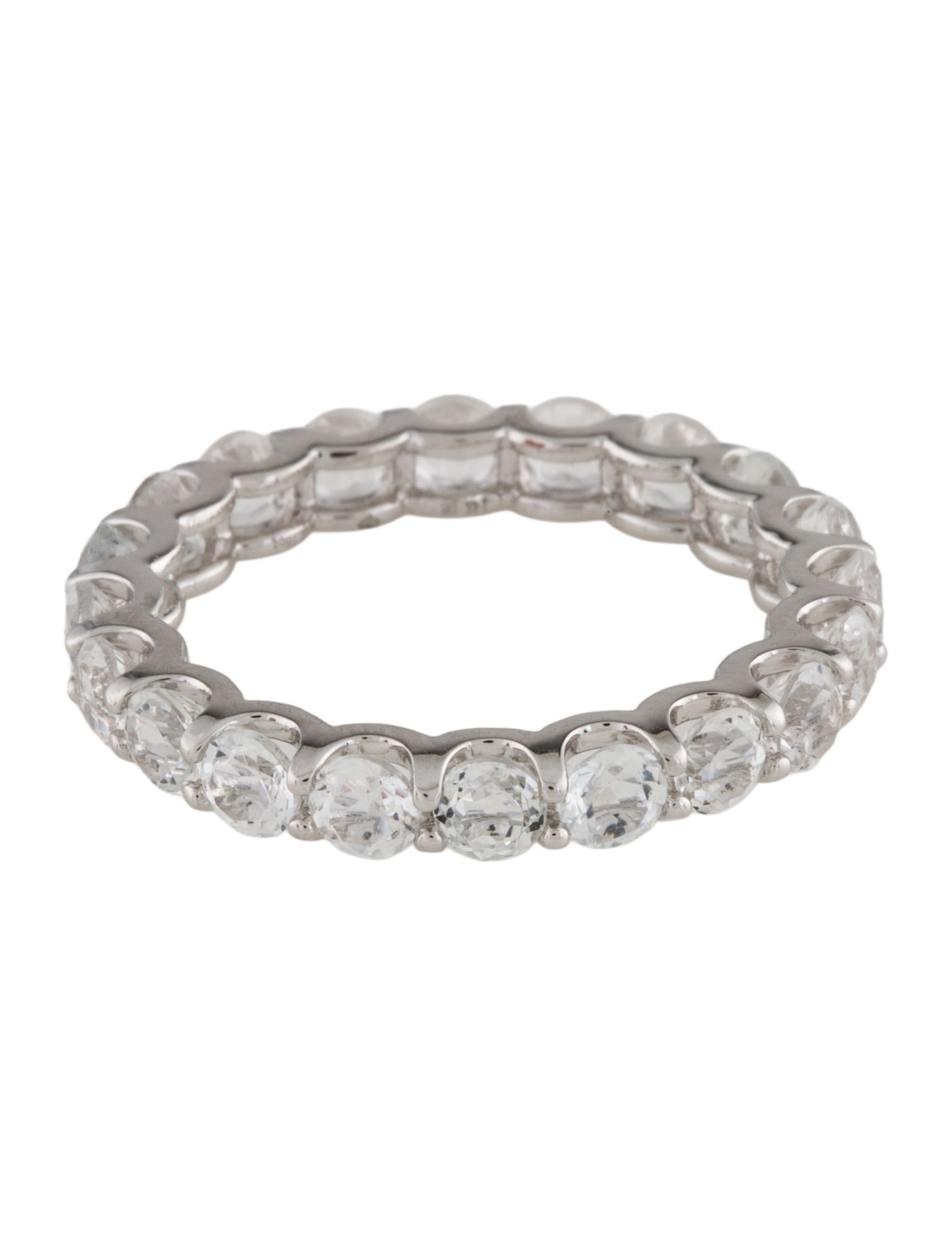 Ring 14K 2.75ctw Topaz Eternity Band Ring