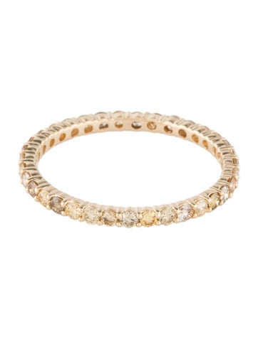 Ring Eternity Band 14K Diamond 6