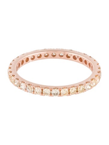 Ring Eternity Band 14K Diamond 4.5