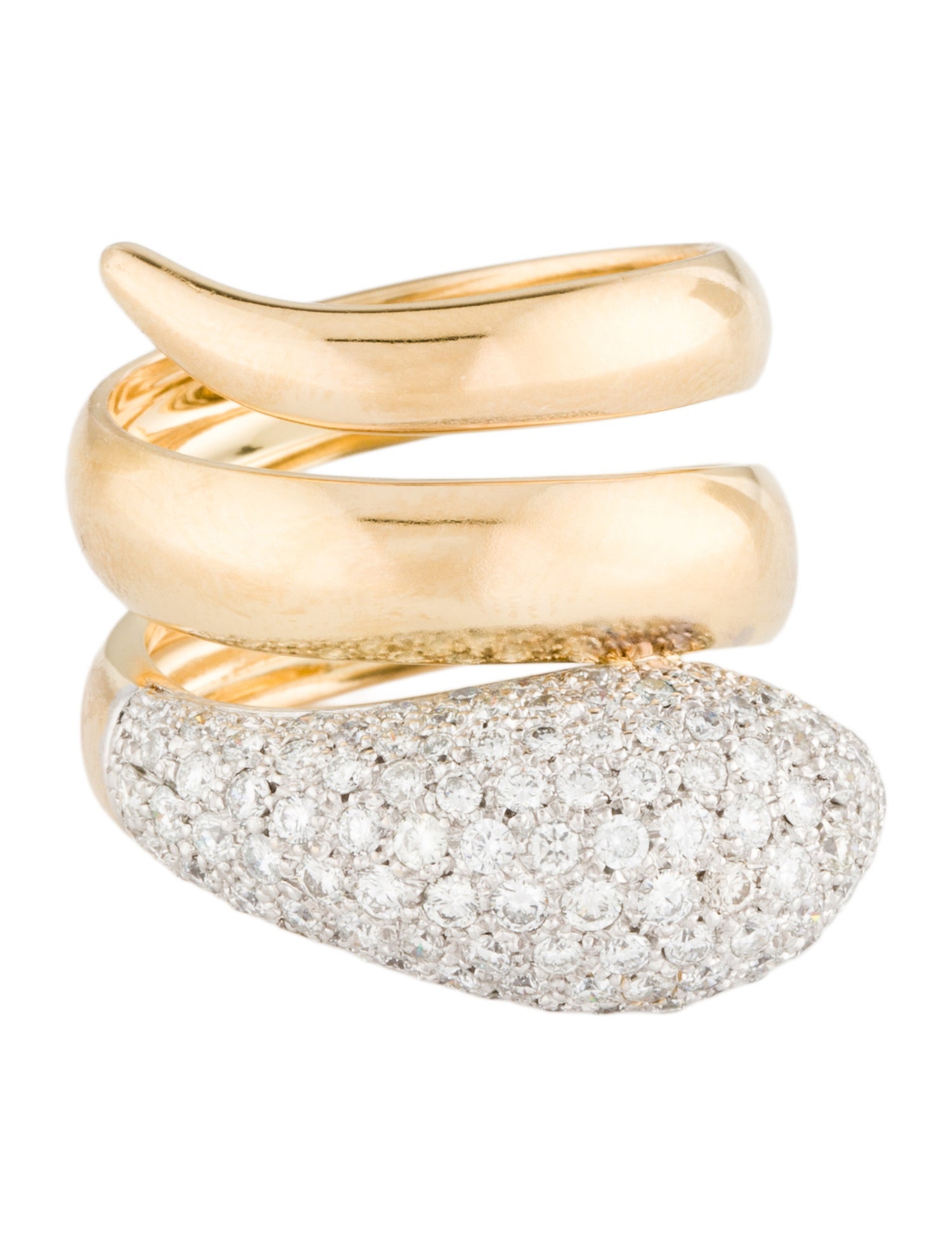 Vivienne Westwood Love Orb Two-Finger Ring - Silver-Tone