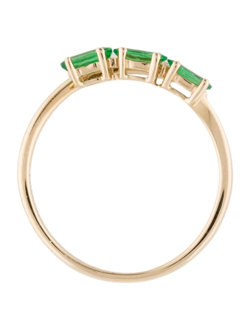 Ring Cirari 14K Tsavorite Garnet & Diamond Bypass Ring