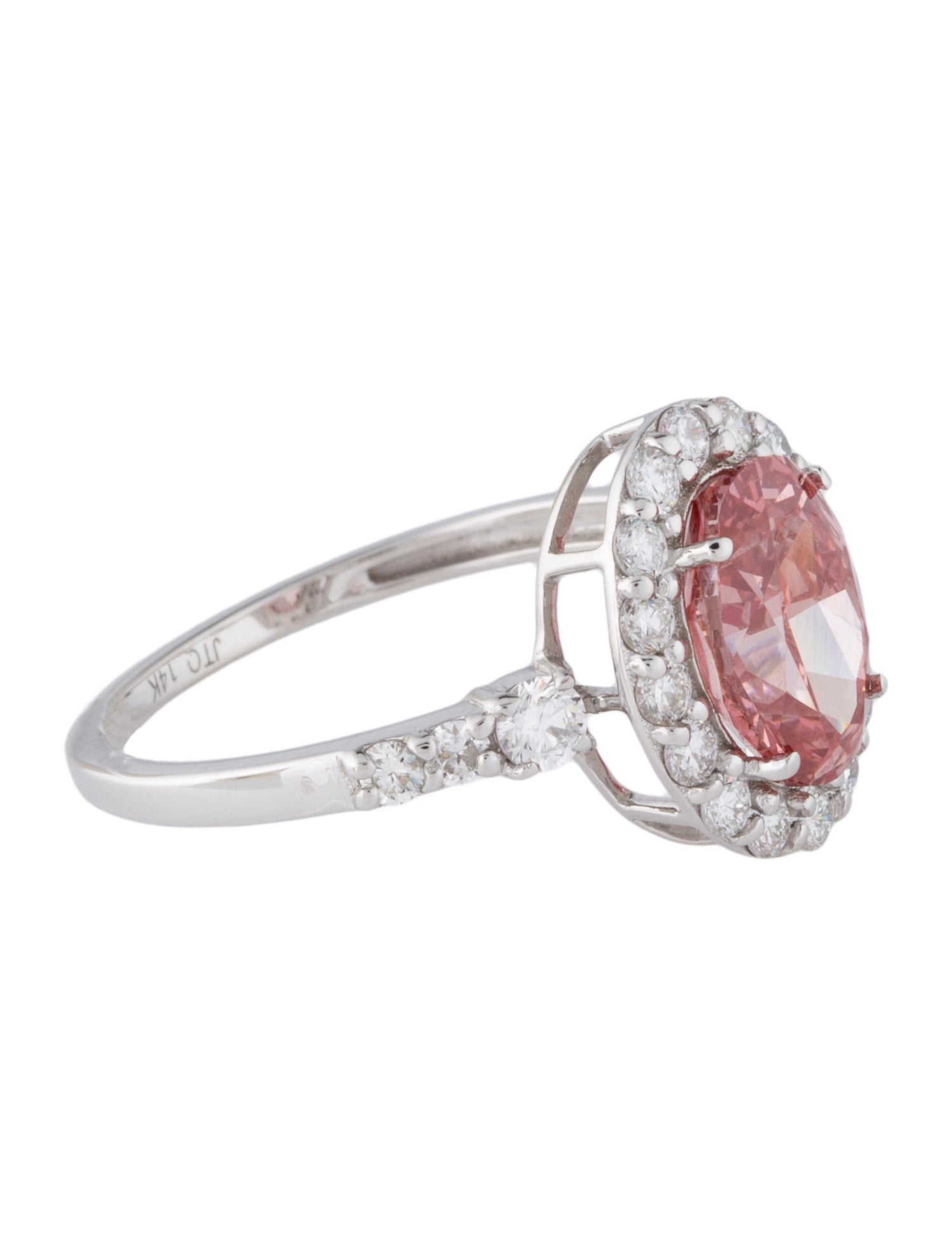 Ring 14K 2.02ct Lab-Grown Diamond Engagement Ring