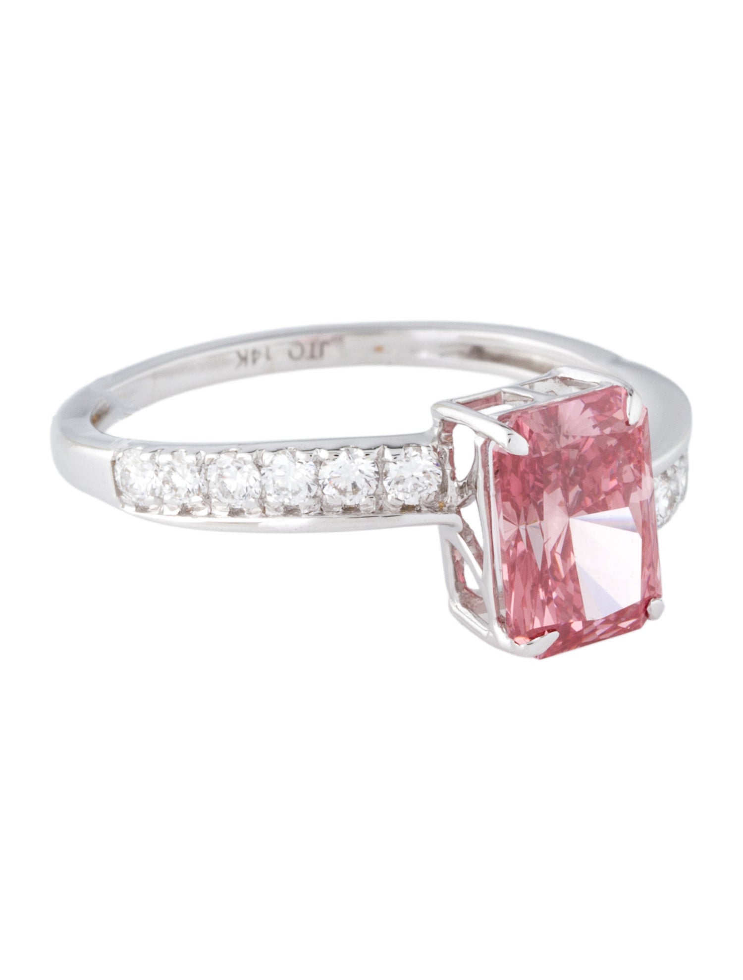 Ring 14K 1.58ct Lab-Grown Diamond Engagement Ring