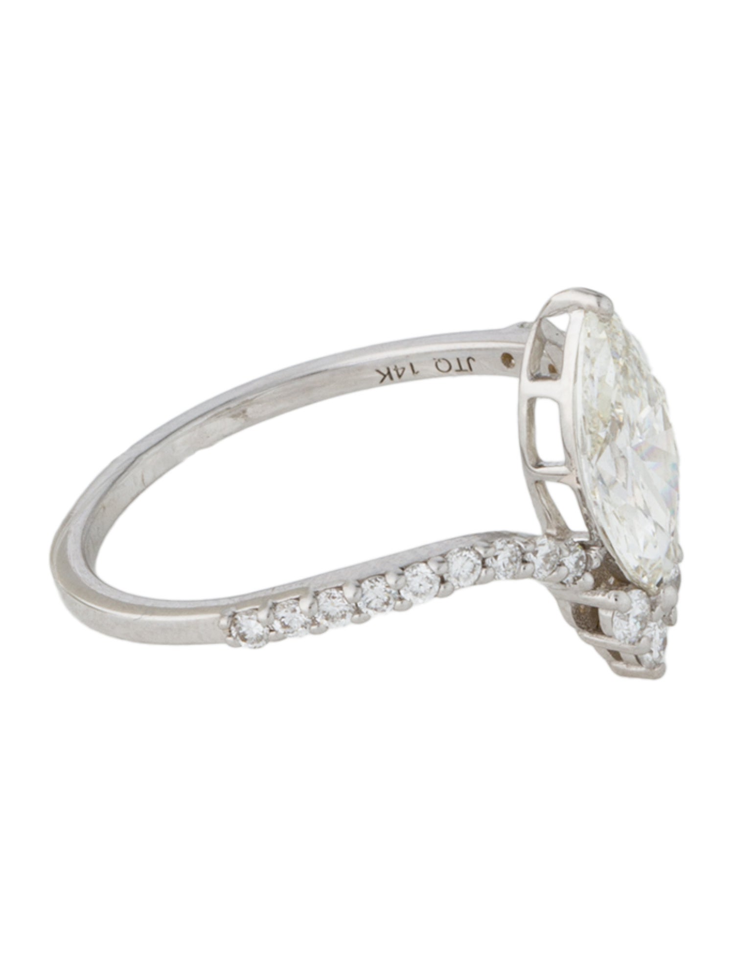 Ring 14K 1.30ctw Lab-Grown Diamond Cocktail