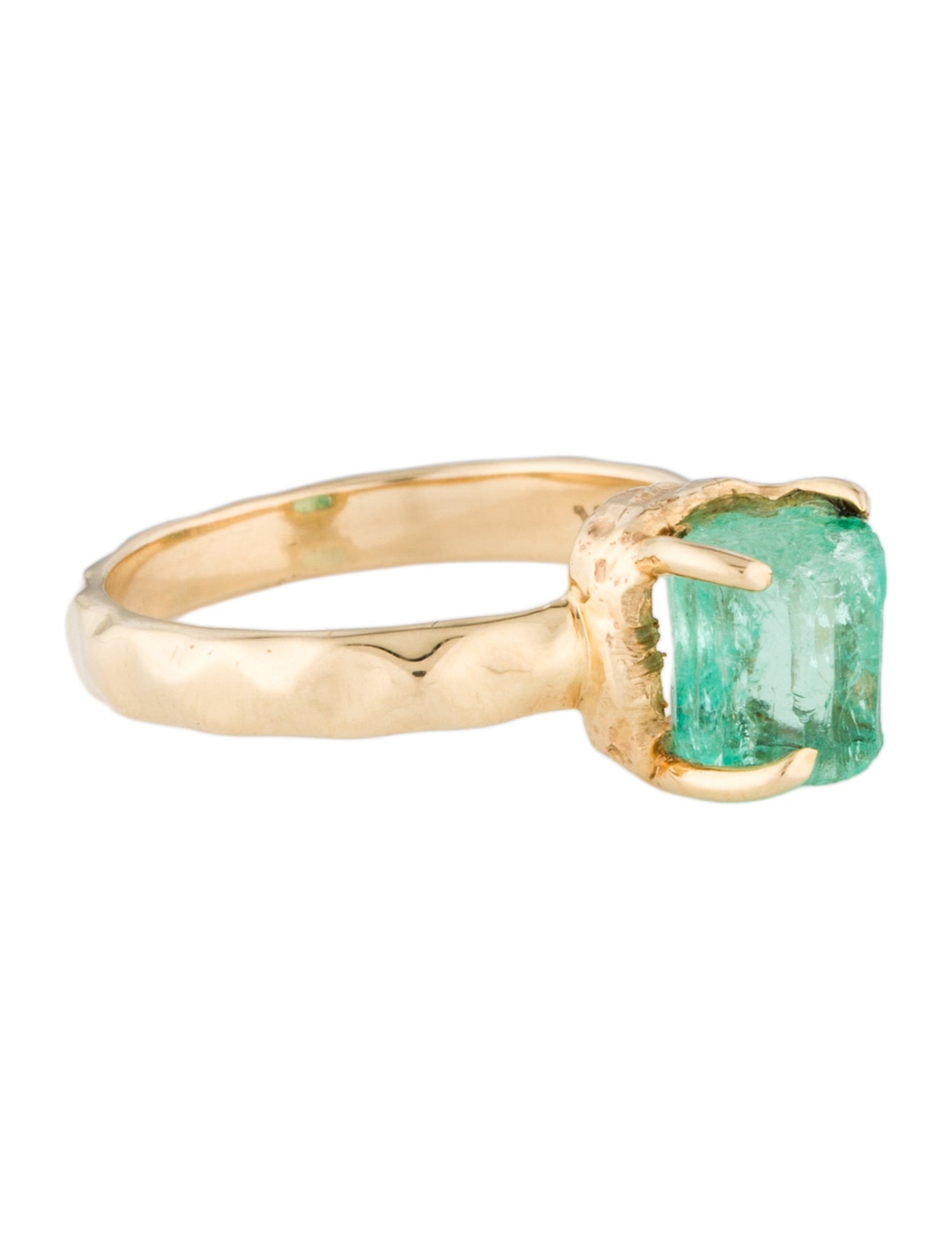 Ring 14K Emerald Cocktail Ring