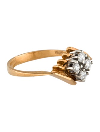 Ring 18K Diamond Cluster Ring