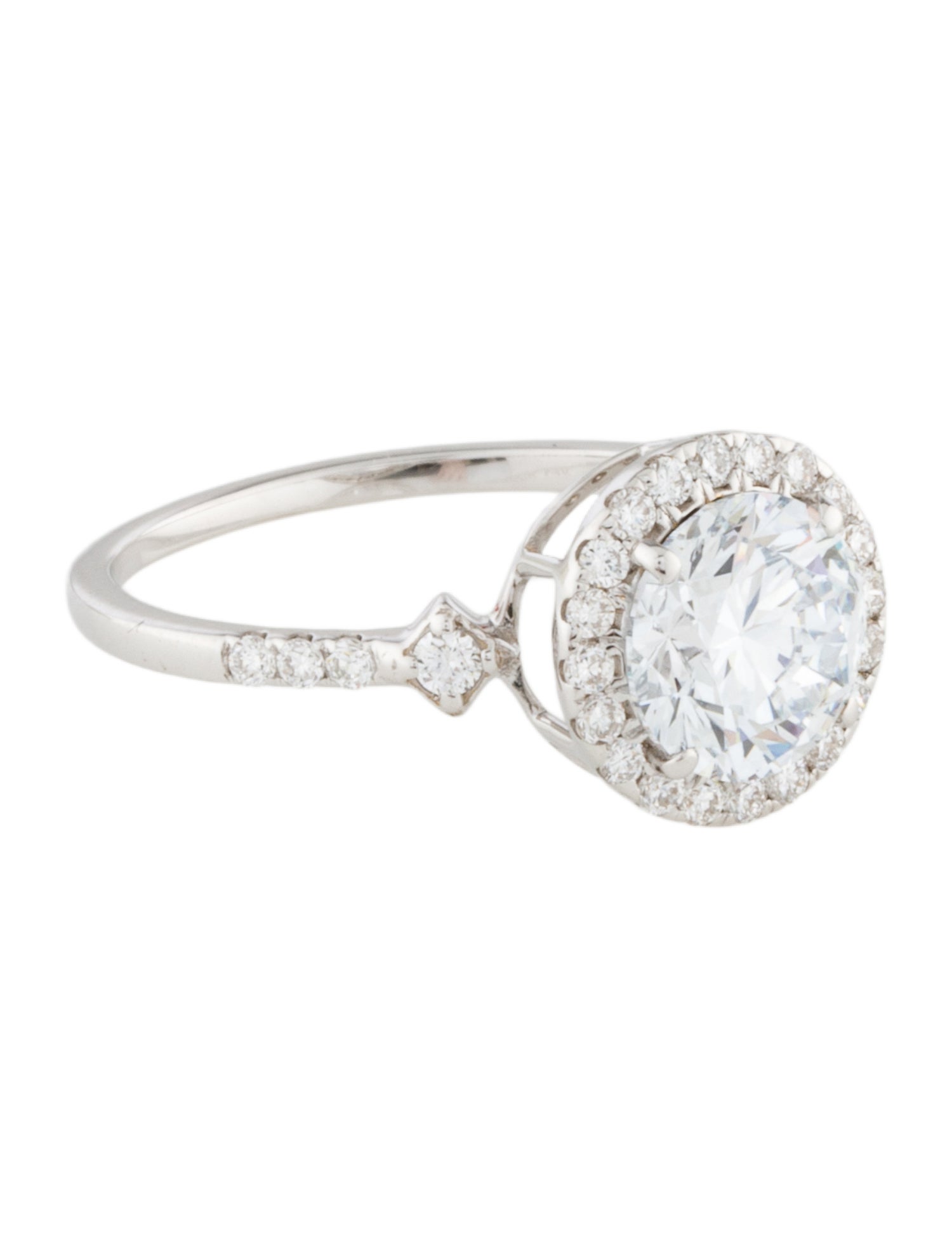 Ring 14K 1.99ctw Lab-Grown Diamond halo Cocktail Ring