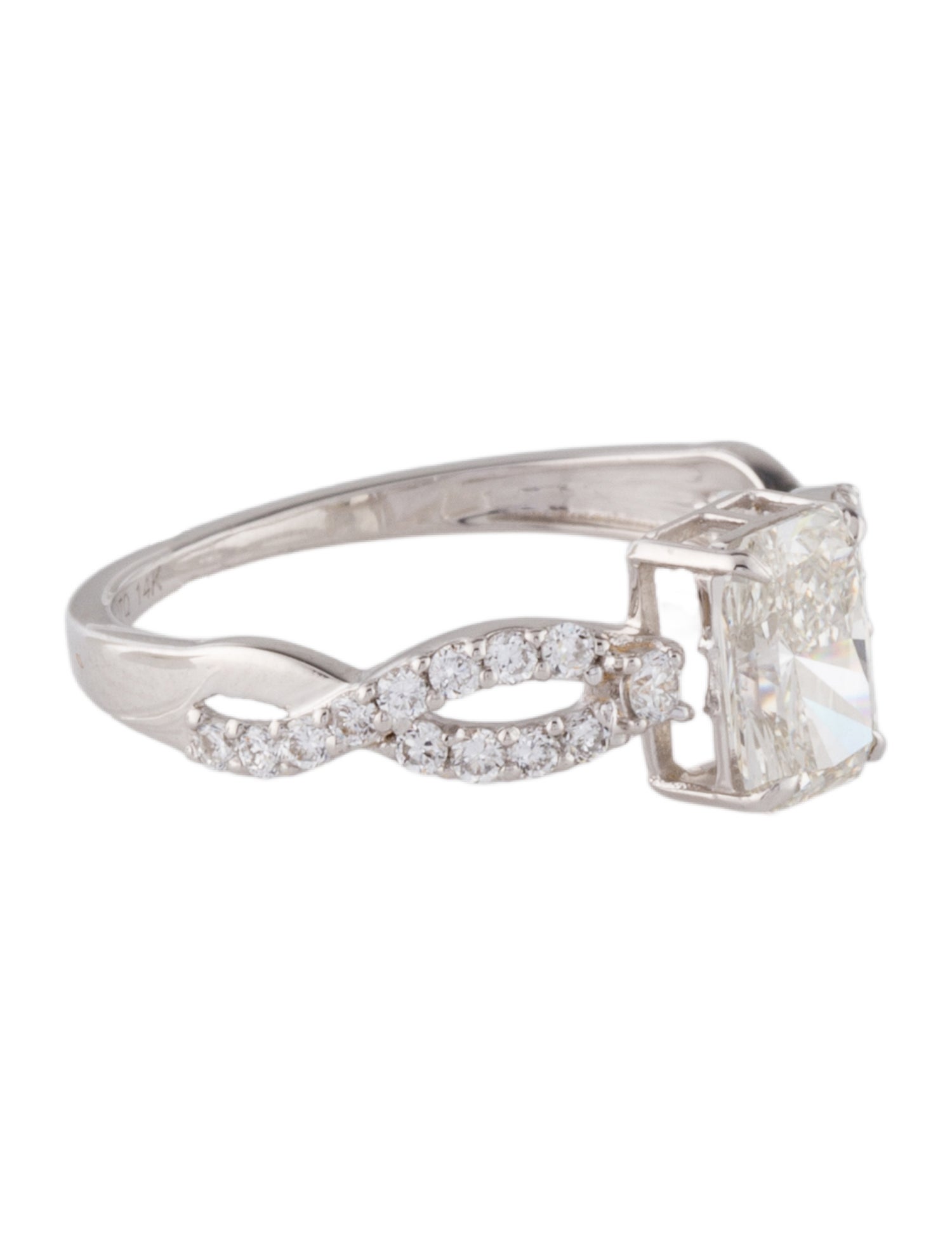 Ring 14K 1.40ctw Lab-Grown Diamond Cocktail Ring