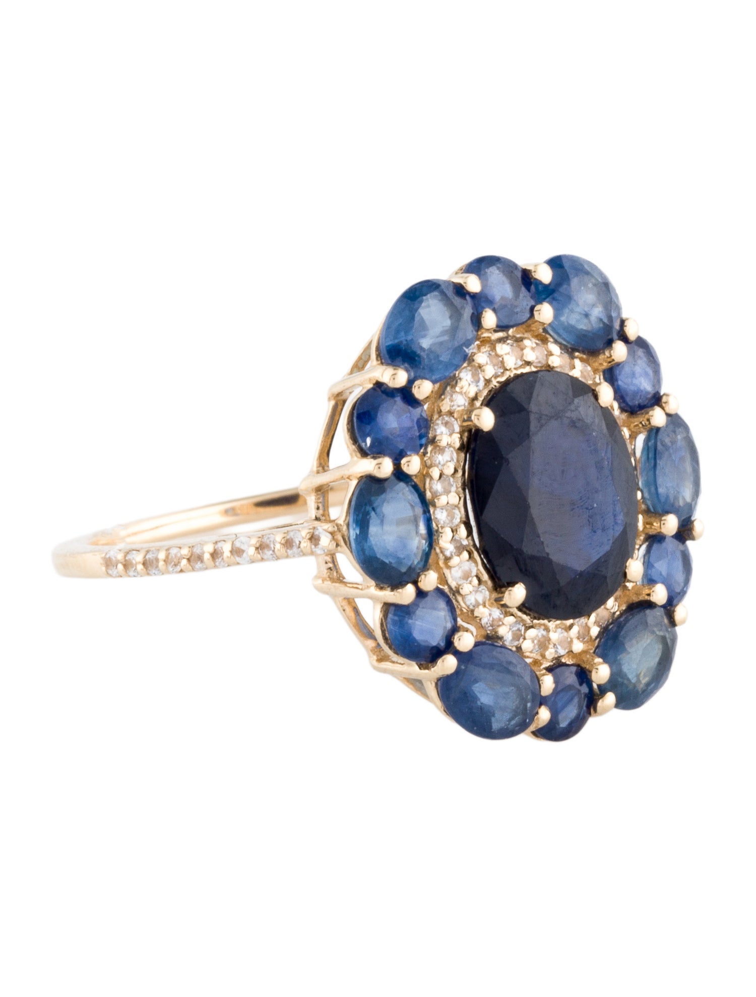 Ring 14K 4.52ctw Sapphire Cocktail Ring