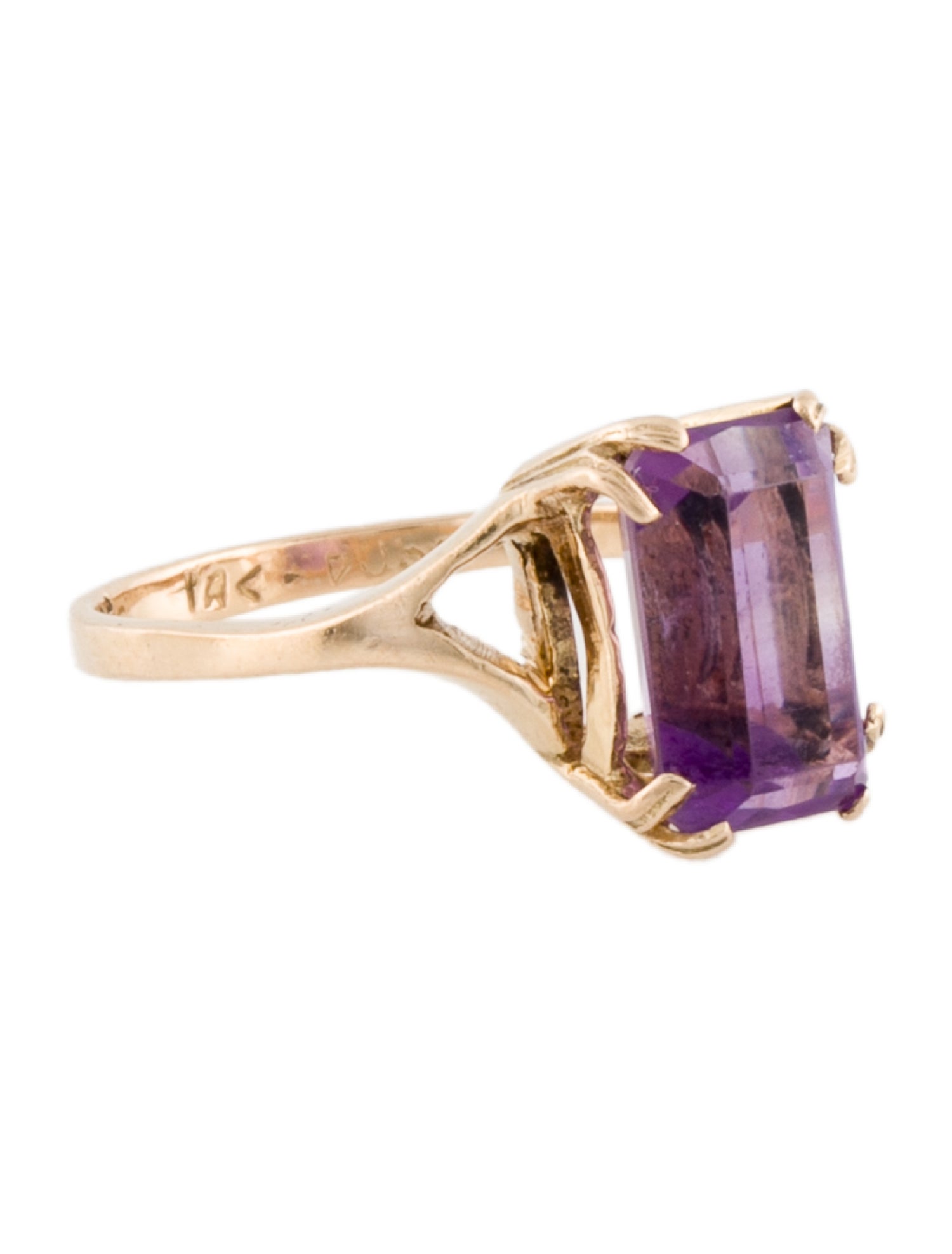 Ring 14K 2.70ct Amethyst Ring