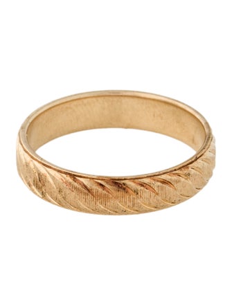 Ring 14K Textured Band