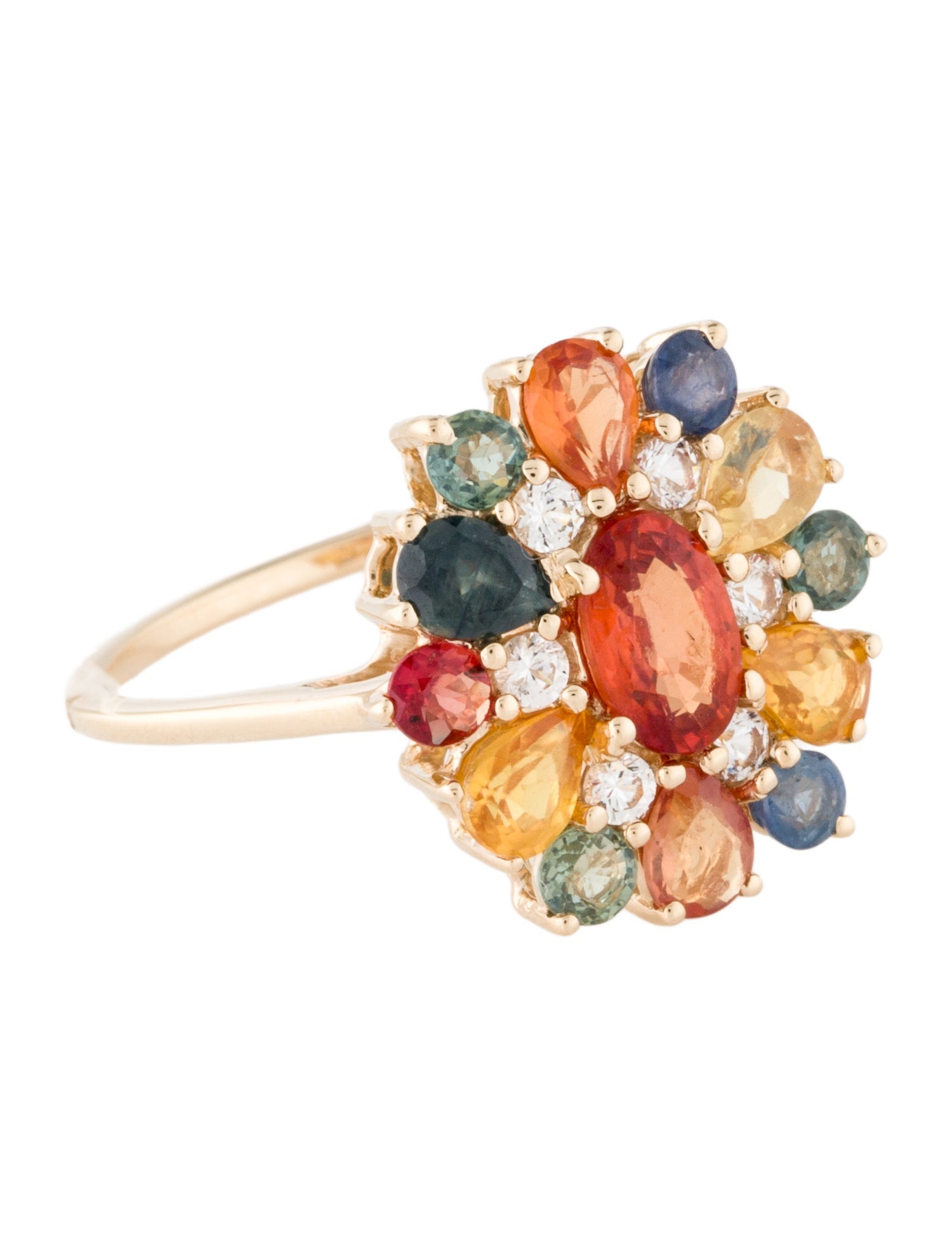 Ring 14K 2.41ctw Sapphire Cocktail Ring