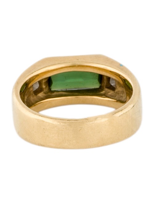 Ring 18K Tourmaline & Diamond Ring