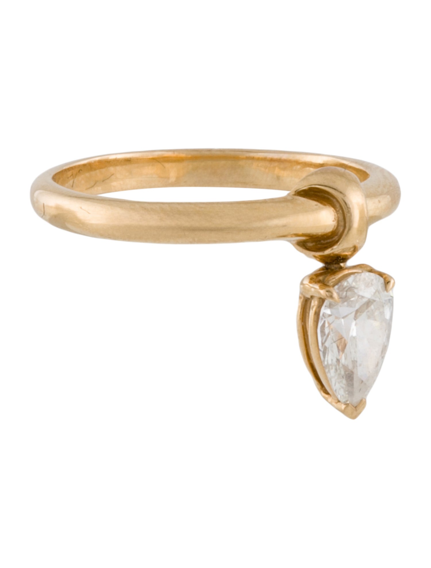 Ring 18K Diamond Dangle Ring