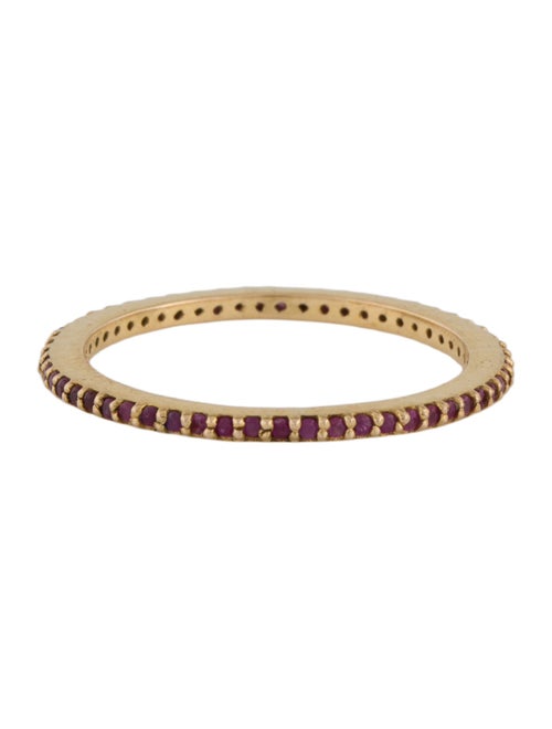 Ring 18K Ruby Eternity Band Ring