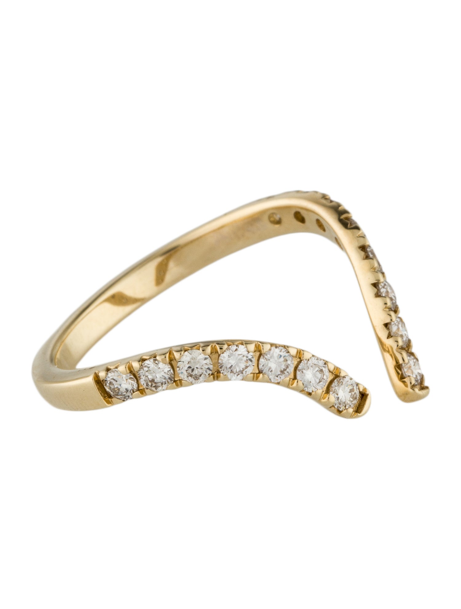 Ring 14K Diamond Open Band