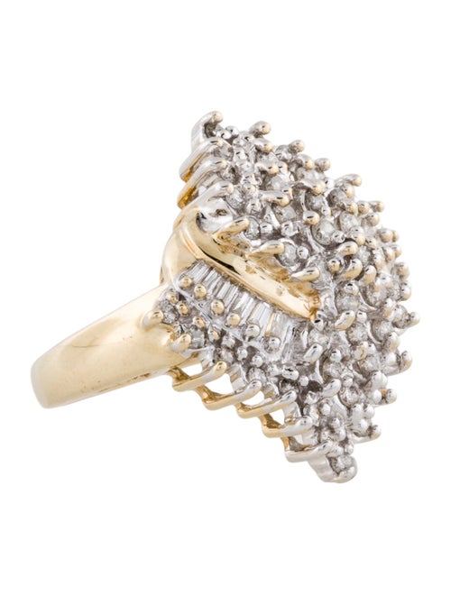 Ring 10K Diamond Cocktail Ring