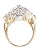 Ring 10K Diamond Cocktail Ring