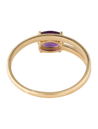 Ring 18K Amethyst Cocktail Ring