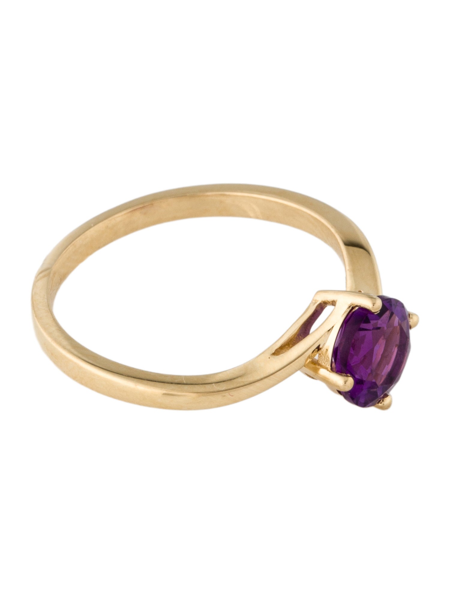Ring 18K Amethyst Cocktail Ring