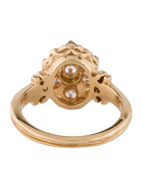 Ring 14K Diamond & Enamel Ring