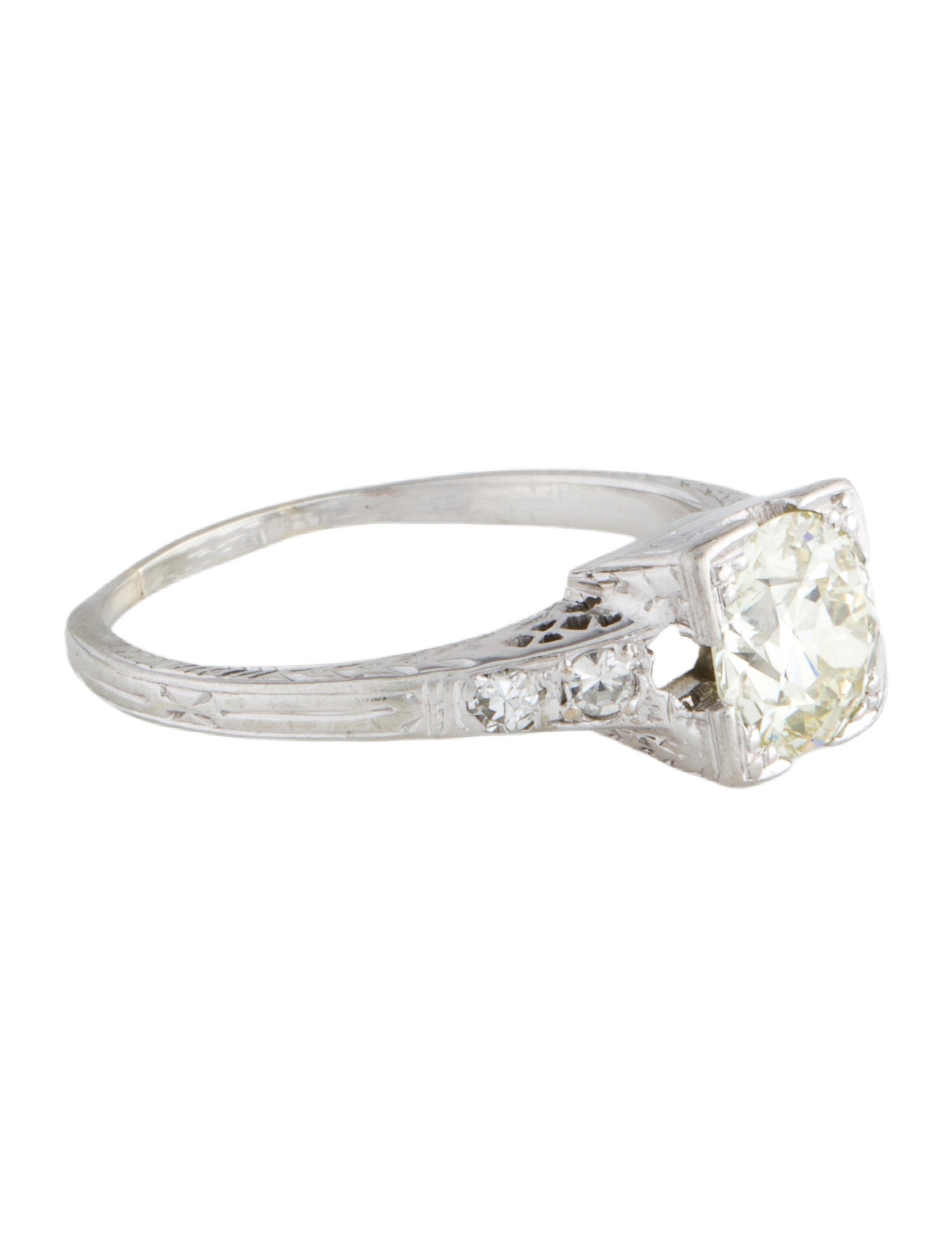 Ring 18K 1.05ct Diamond Engagement