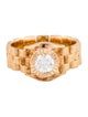 Ring 18K Diamond Link Motif Ring