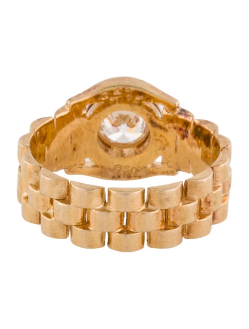 Ring 18K Diamond Link Motif Ring