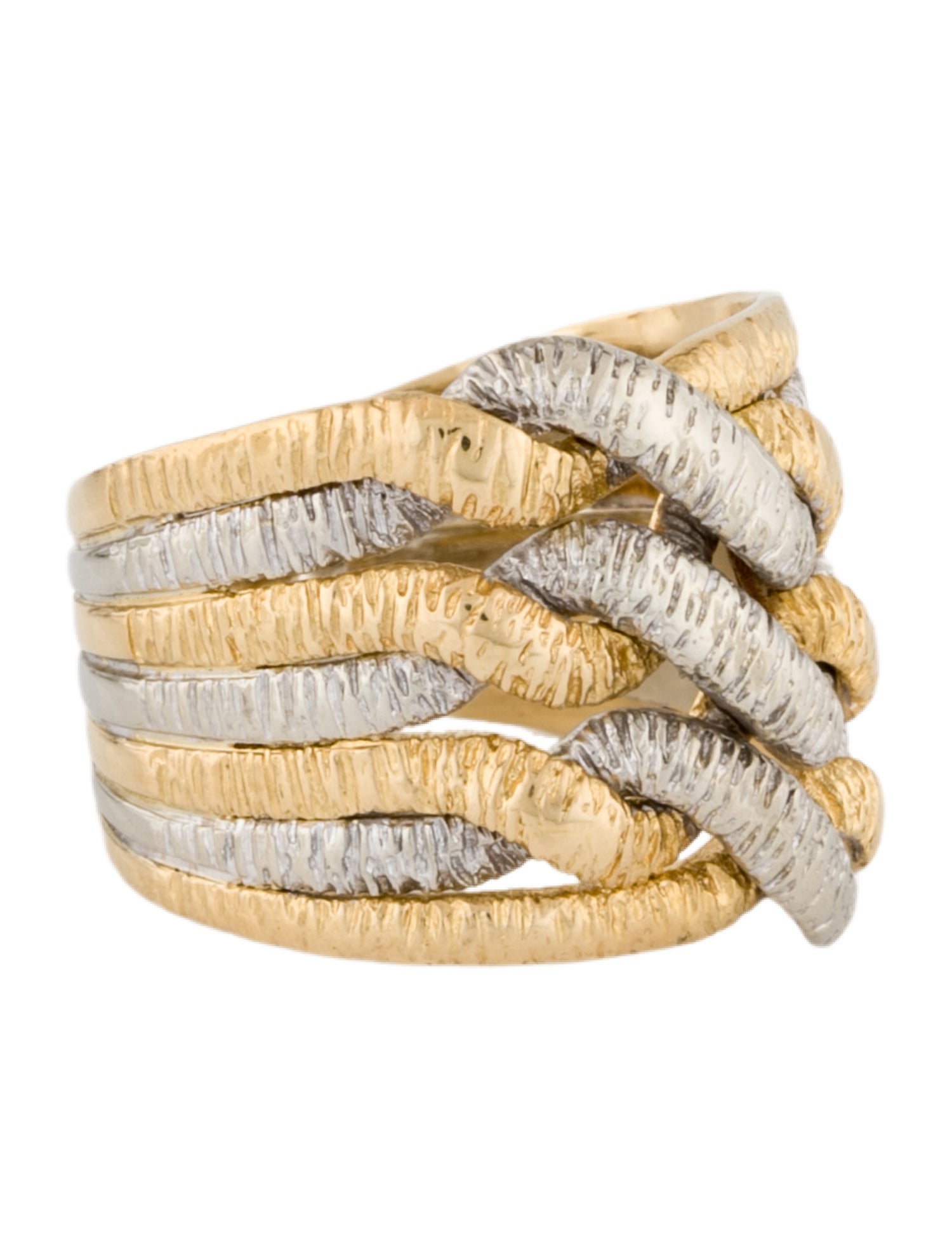 Ring Kurt Gutmann 18K Two-Tone Woven Band