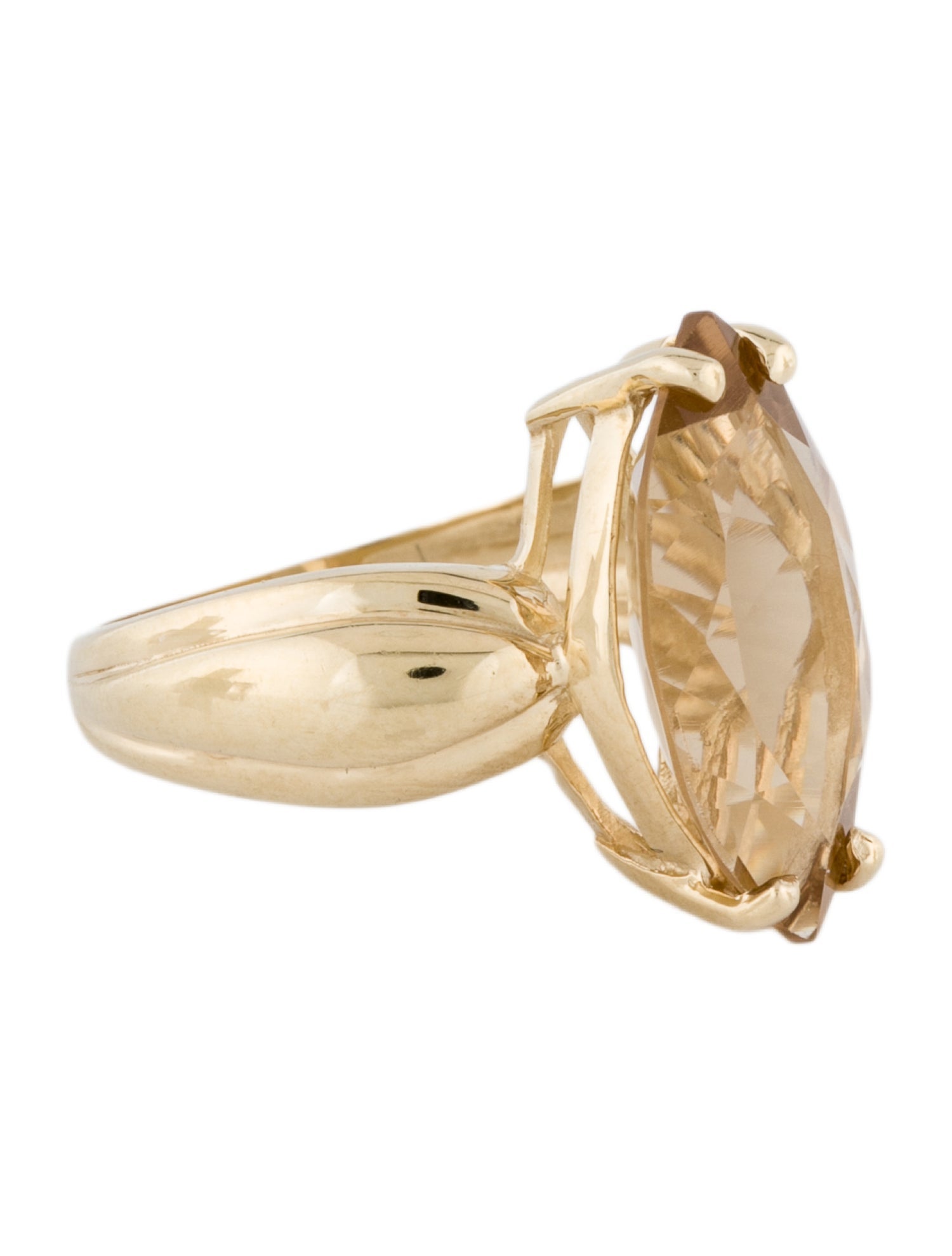 Ring 14K Smoky Quartz Ring