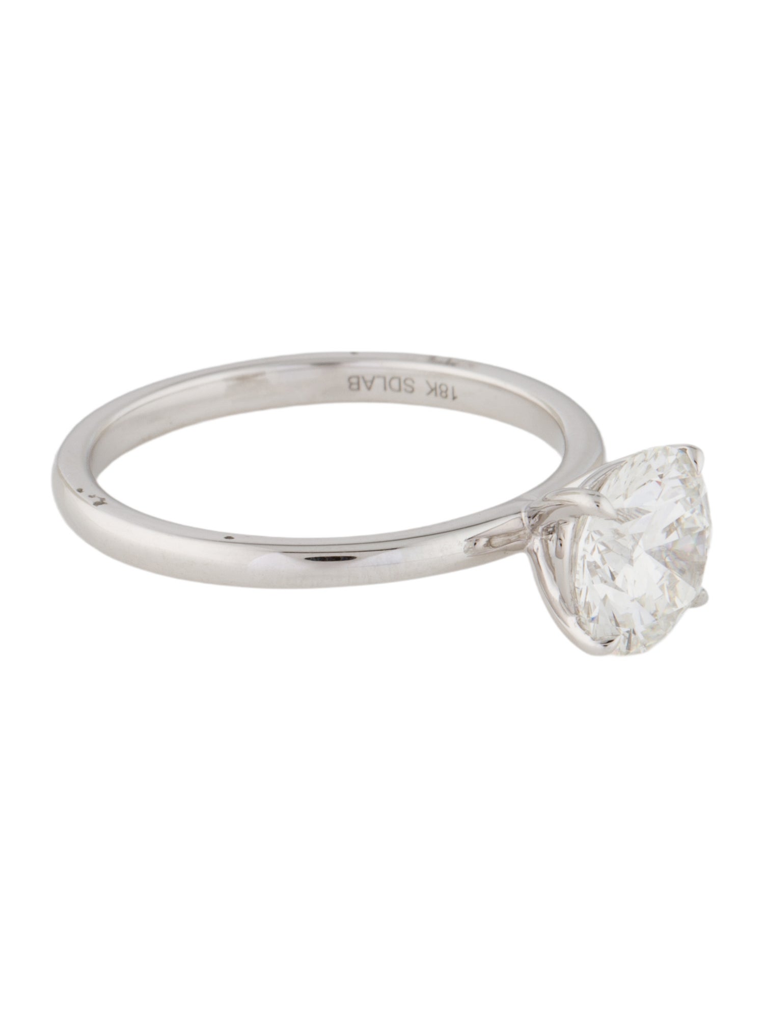 Ring 18K 1.55ct Lab-Grown Diamond Engagement Ring