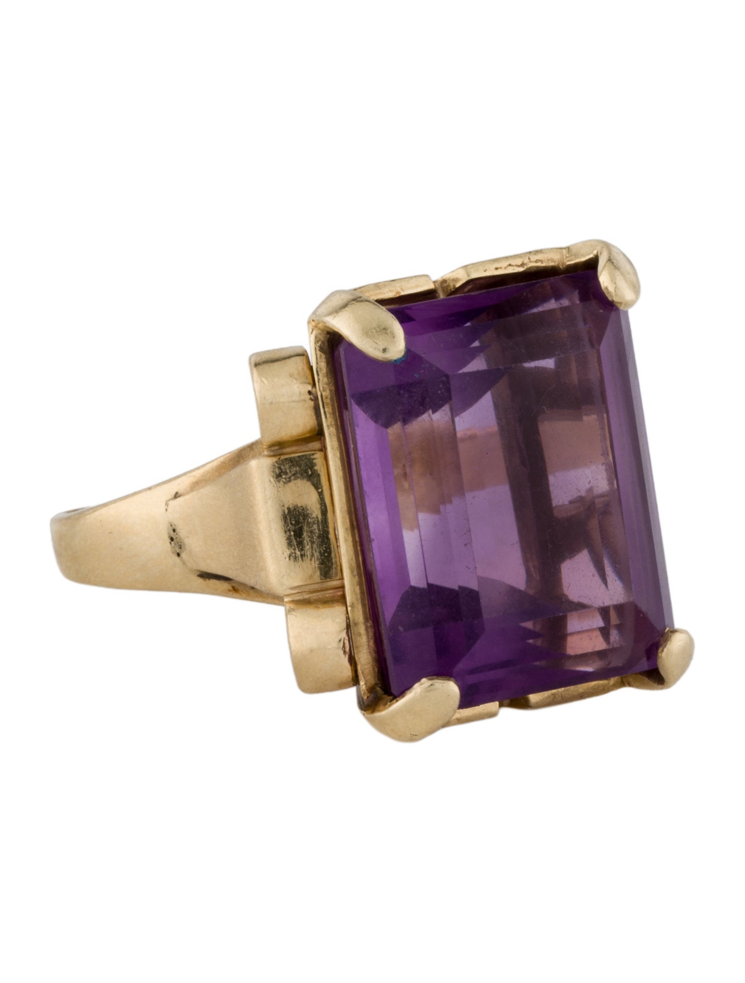 Ring 25.96ct Amethyst Cocktail Ring