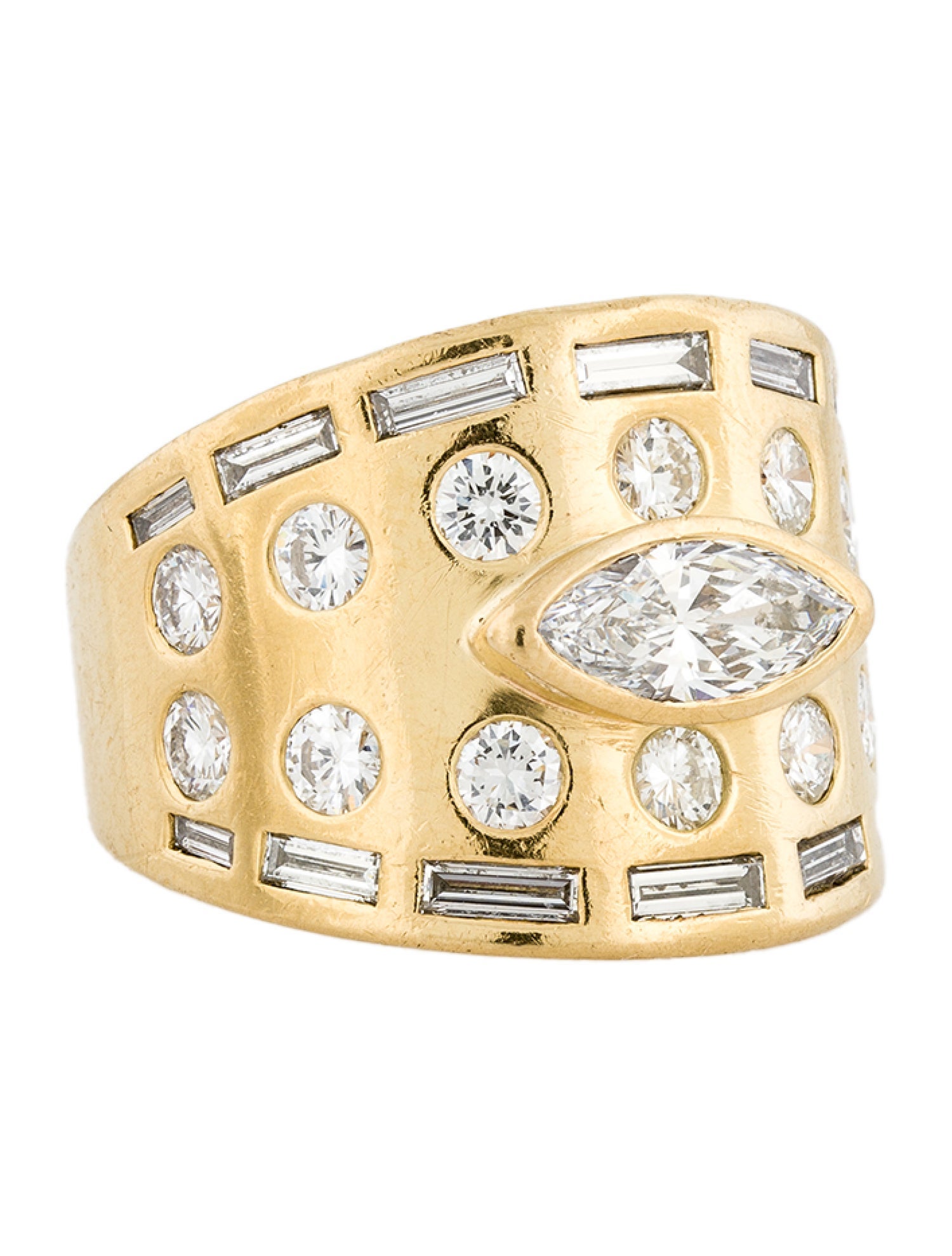 Ring 18K 4.97ctw Diamond Band