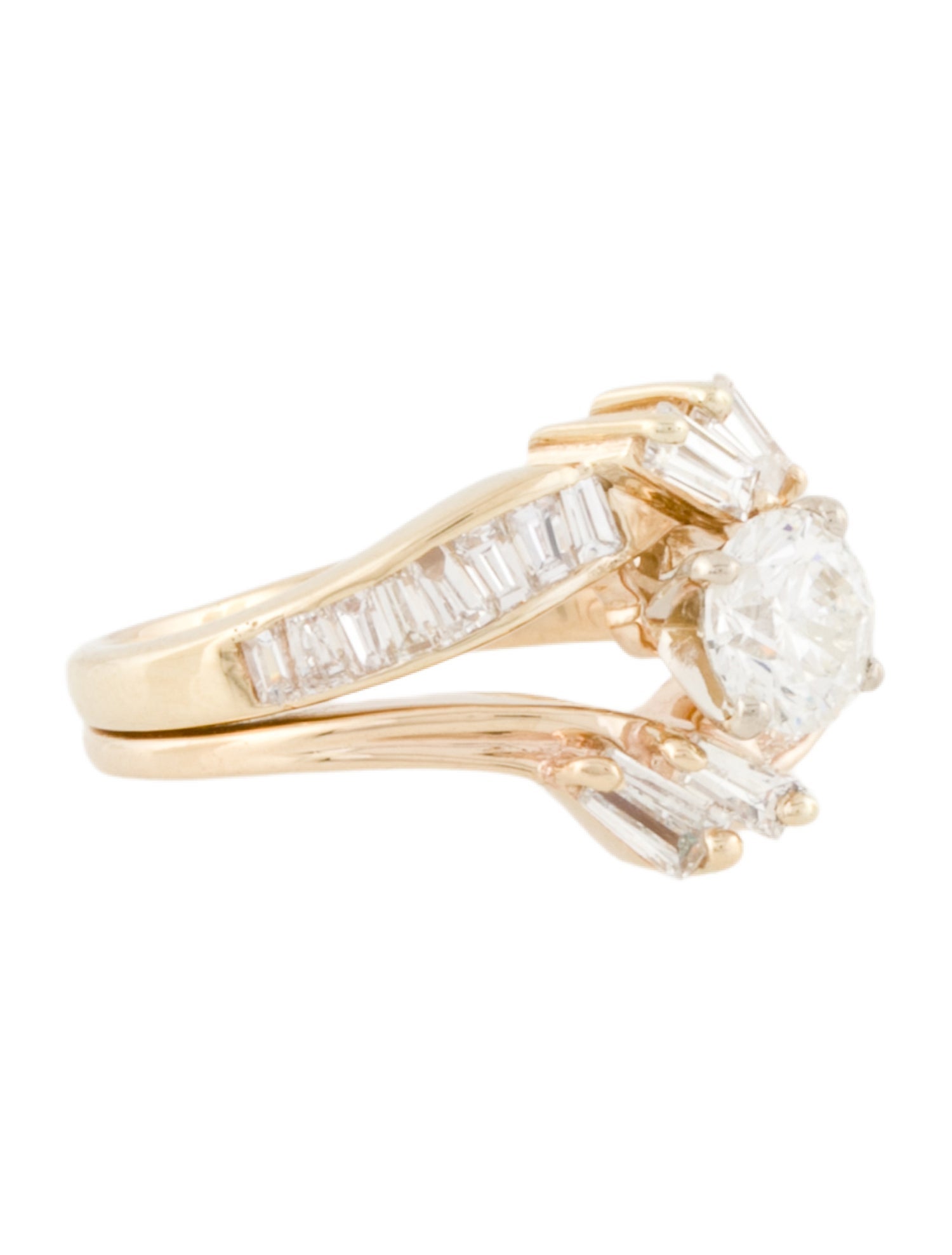 Ring 14K 1.10ctw Diamond Cocktail Ring