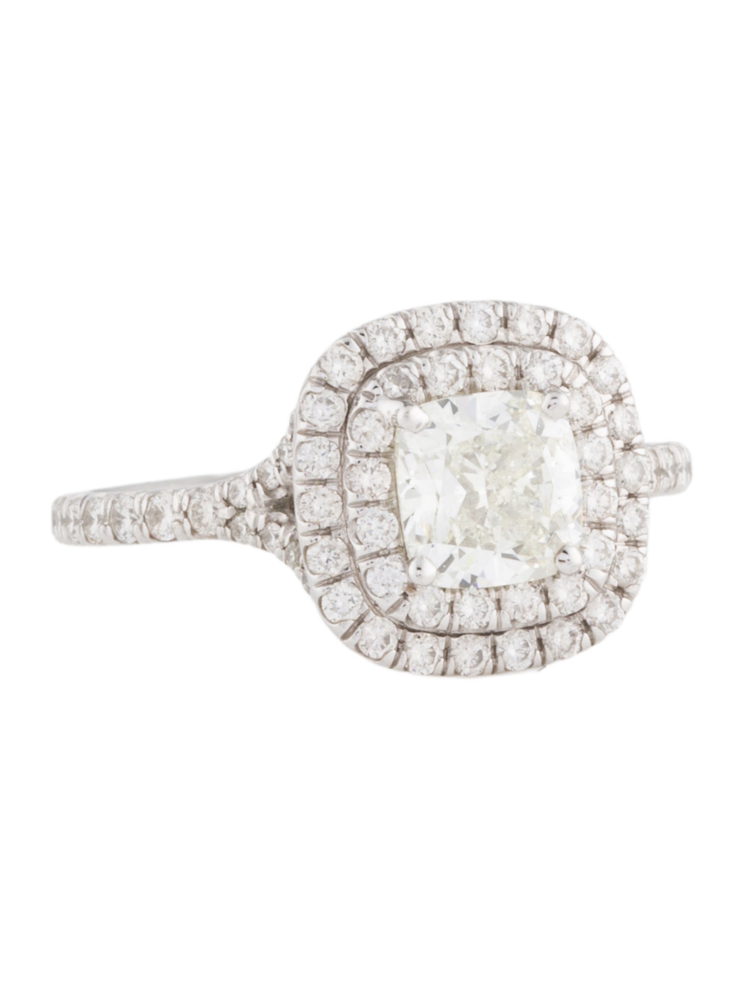 Ring Platinum 1.55ctw Diamond Engagement Ring