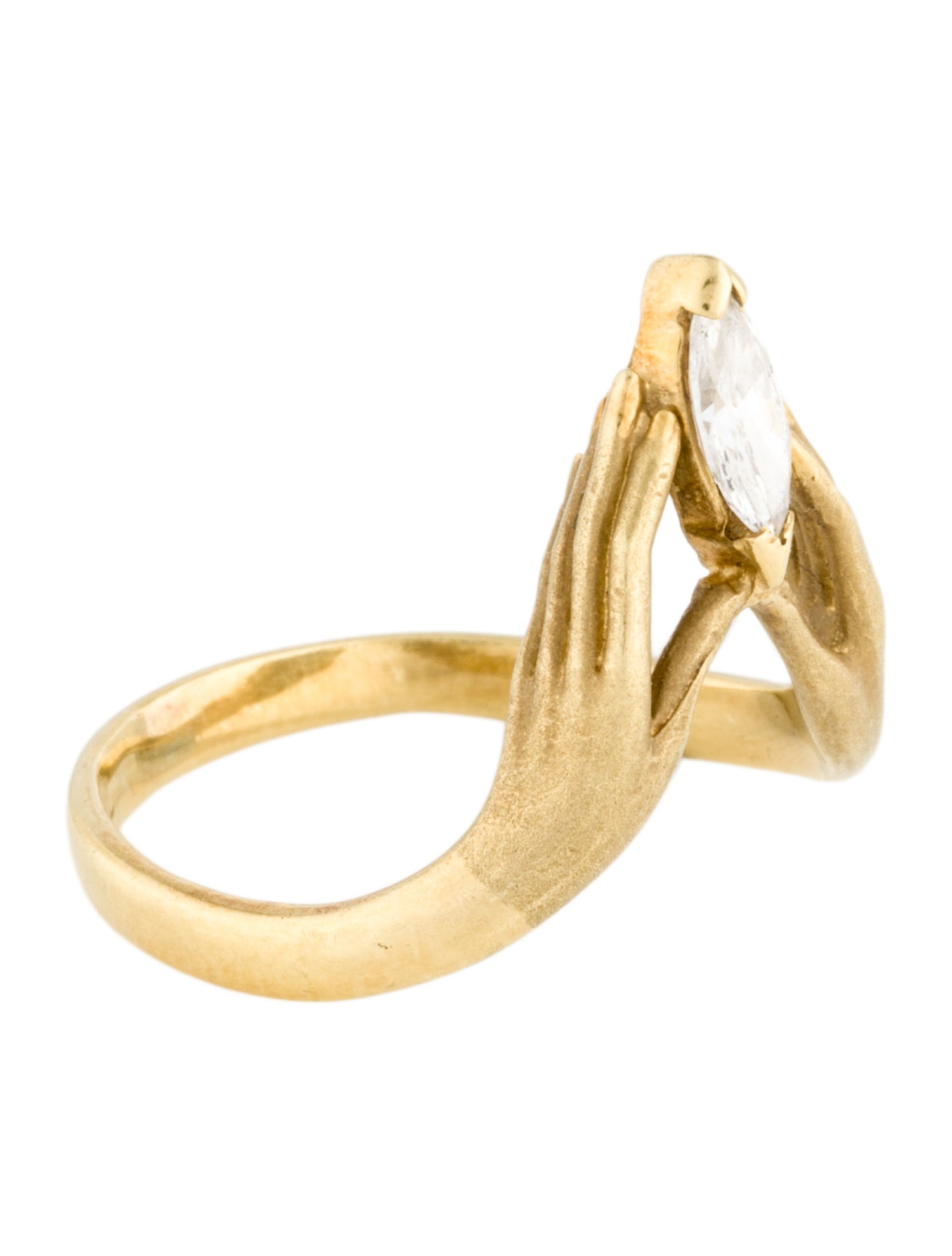 Ring 18K Diamond Cocktail Ring