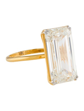 Ring 18K 10.03ct Lab-Grown Diamond Engagement Ring