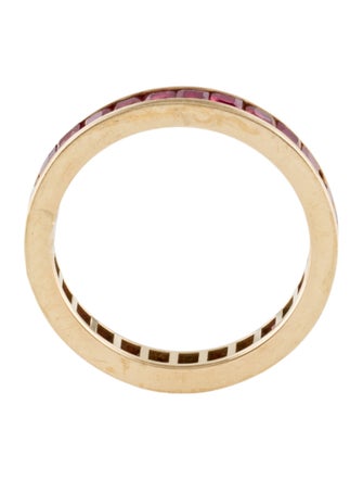 Ring 18K 2.94ctw Ruby Eternity Band