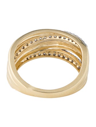 Ring 14K Diamond Twist