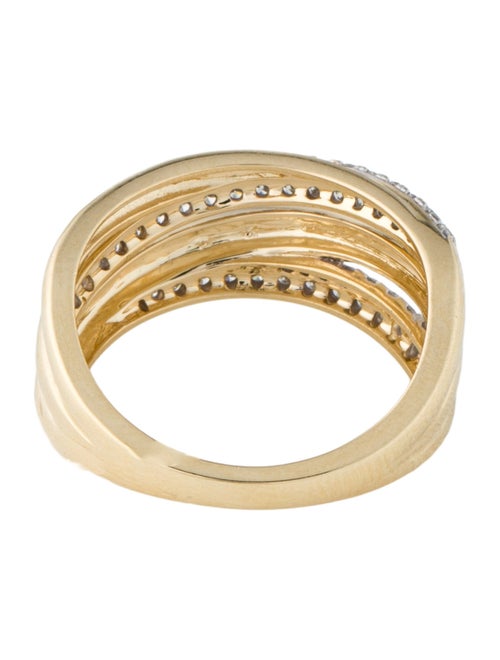 Ring 14K Diamond Twist