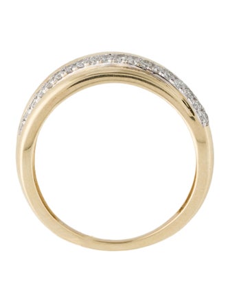 Ring 14K Diamond Twist