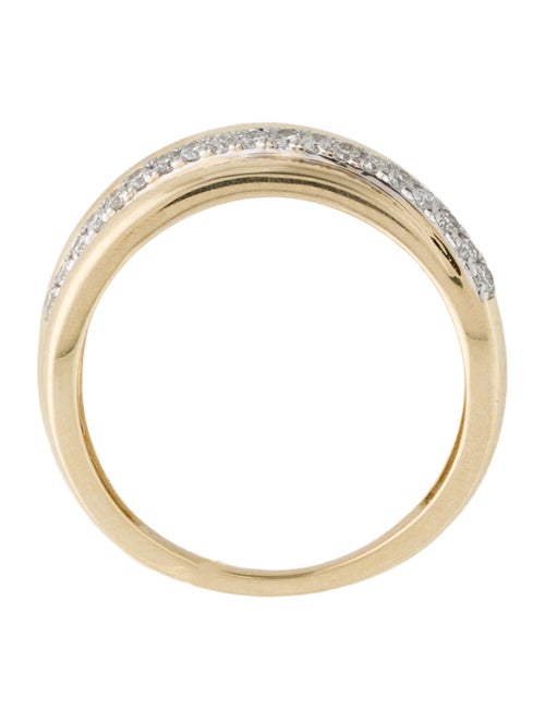 Ring 14K Diamond Twist