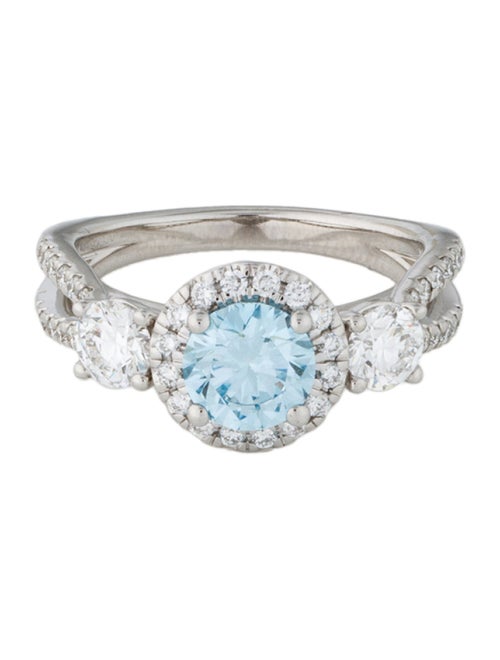 Ring 14K 2.00ctw Lab-Grown Diamond Halo Set Cocktail