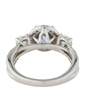 Ring 14K 2.00ctw Lab-Grown Diamond Halo Set Cocktail