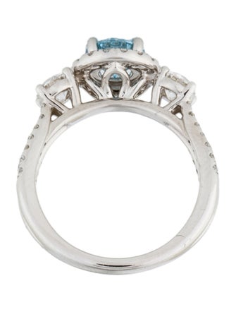 Ring 14K 2.00ctw Lab-Grown Diamond Halo Set Cocktail