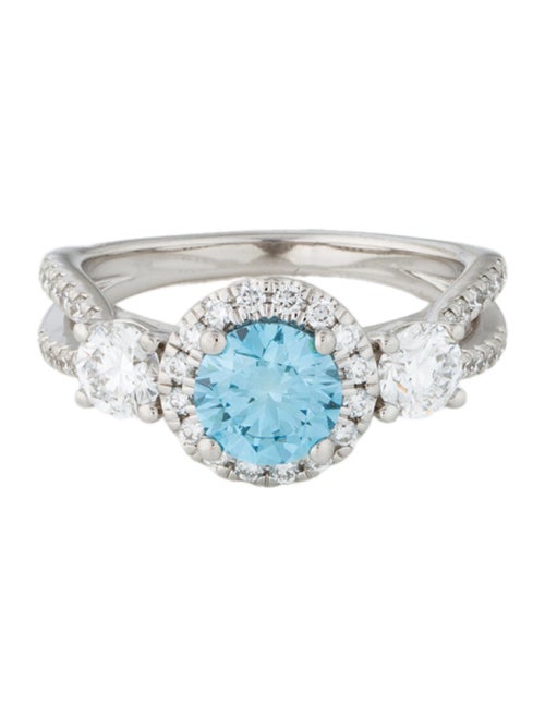 Ring 14K 2.05ctw Lab-Grown Diamond Halo Set Cocktail