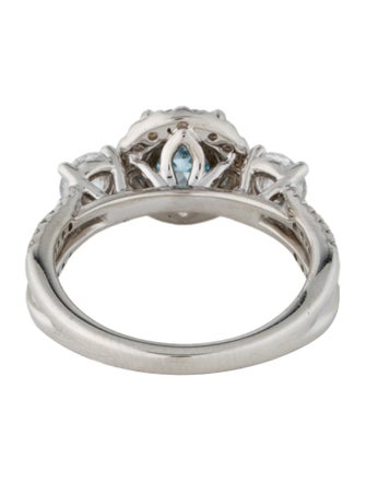 Ring 14K 2.05ctw Lab-Grown Diamond Halo Set Cocktail