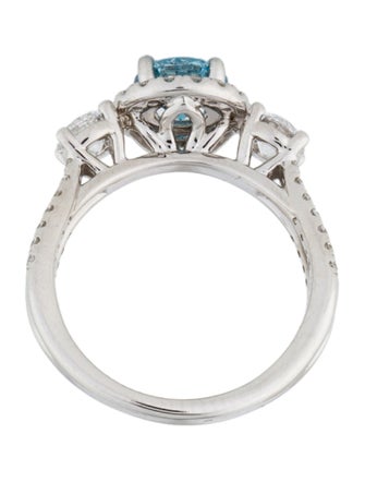 Ring 14K 2.05ctw Lab-Grown Diamond Halo Set Cocktail